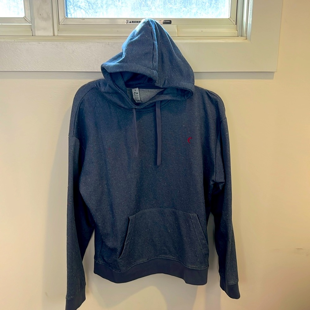 Zyia fjord blue terry hoodie